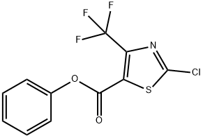 Phenyl 2-chloro-4-(trifluoromethyl)thiazole-5-carboxylate Structural