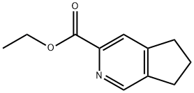 ethyl 6,7-dihydro-5H-cyclopenta[c]pyridine-3-carboxylate Structural