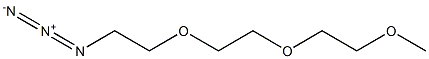 1-azido-2-[2-(2-methoxyethoxy)ethoxy]ethane Structural