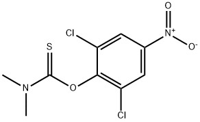 O-2,6-dichloro-4-nitrophenyl N,N-dimethylcarbamothioate Structural