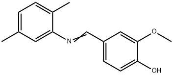 N-VANILLYLIDENE-2,5-XYLIDINE Structural