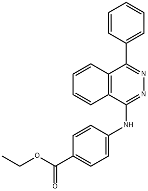 ethyl 4-((4-phenylphthalazin-1-yl)amino)benzoate Structural