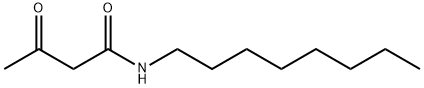 N-OCTYLACETOACETAMIDE Structural
