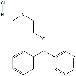 Diphenhydramine hydrochloride Structural