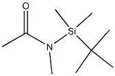 Acetamide, N-[(1,1-dimethylethyl)dimethylsilyl]-N-methyl- Structural
