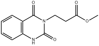 methyl 3-(2,4-dioxo-1,2-dihydroquinazolin-3(4H)-yl)propanoate Structural