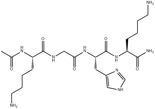 Acetyl tetrapeptide-3 Structural