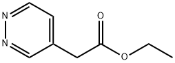 ethyl 2-(pyridazin-4-yl)acetate Structural