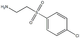 Ethanamine, 2-[(4-chlorophenyl)sulfonyl]- Structural