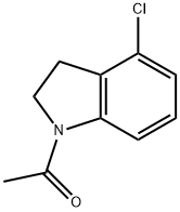 ETHANONE, 1-(4-CHLORO-2,3-DIHYDRO-1H-INDOL-1-YL) Structural