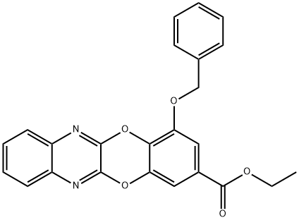 ethyl 4-(benzyloxy)benzo[5,6][1,4]dioxino[2,3-b]quinoxaline-2-carboxylate Structural