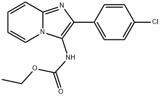 ethyl (2-(4-chlorophenyl)imidazo[1,2-a]pyridin-3-yl)carbamate Structural