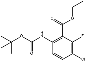 ethyl 6-amino-3-chloro-2-fluorobenzoate Structural