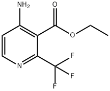 ethyl 4-amino-2-(trifluoromethyl)nicotinate Structural