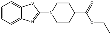 ethyl 1-(benzo[d]thiazol-2-yl)piperidine-4-carboxylate Structural