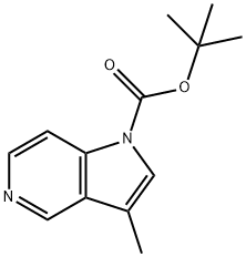 tert-butyl 3-methyl-1H-pyrrolo[3,2-c]pyridine-1-carboxylate Structural