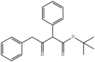 tert-butyl 3-oxo-2,4-diphenylbutanoate Structural