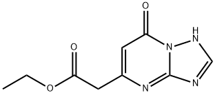 ethyl 2-(7-oxo-1,7-dihydro-[1,2,4]triazolo[1,5-a]pyrimidin-5-yl)acetate Structural