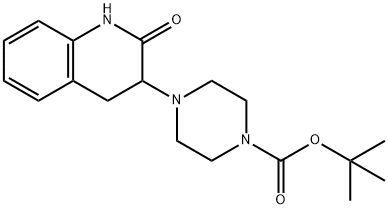 tert-butyl 4-(2-oxo-1,2,3,4-tetrahydroquinolin-3-yl)piperazine-1-carboxylate Structural