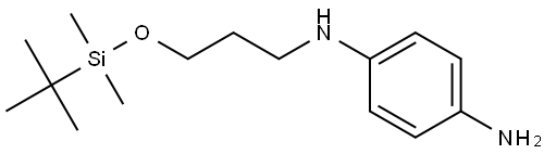 N-(2-{[tert-butyl(dimethyl)silyl]oxy}propyl)benzene-1,4-diamine Structural