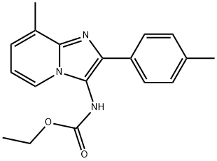 ethyl (8-methyl-2-(p-tolyl)imidazo[1,2-a]pyridin-3-yl)carbamate Structural