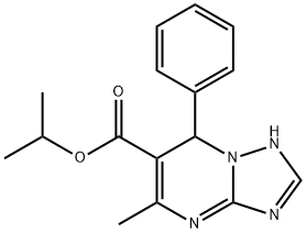 isopropyl 5-methyl-7-phenyl-1,7-dihydro-[1,2,4]triazolo[1,5-a]pyrimidine-6-carboxylate Structural