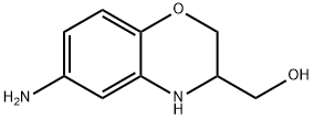6-Amino-2, 3-dihydro-3-hydroxymethyl-1, 4-benzoxazine Structural