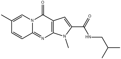 N-isobutyl-1,7-dimethyl-4-oxo-1,4-dihydropyrido[1,2-a]pyrrolo[2,3-d]pyrimidine-2-carboxamide Structural
