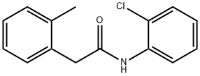 N-(2-chlorophenyl)-2-(2-methylphenyl)acetamide Structural