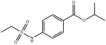 isopropyl 4-(ethylsulfonamido)benzoate Structural