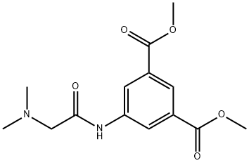 dimethyl 5-(2-(dimethylamino)acetamido)isophthalate Structural