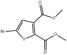 dimethyl 5-bromothiophene-2,3-dicarboxylate Structural