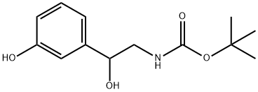 tert-butyl 2-hydroxy-2-(3-hydroxyphenyl)ethylcarbamate Structural