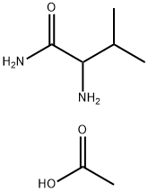 D-VALINAMIDE ACETATE Structural