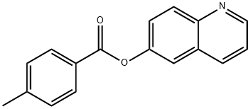Quinolin-6-yl 4-methylbenzoate Structural