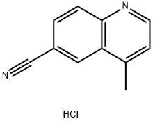 4-methylquinoline-6-carbonitrile hydrochloride Structural