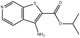 isopropyl 3-aminothieno[2,3-c]pyridine-2-carboxylate Structural