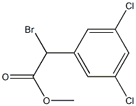 methyl 2-bromo-2-(3,5-dichlorophenyl)acetate Structural