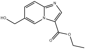 ethyl 6-(hydroxymethyl)imidazo[1,2-a]pyridine-3-carboxylate Structural