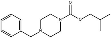 isobutyl 4-benzylpiperazine-1-carboxylate Structural