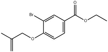 ethyl 3-bromo-4-(2-methylallyloxy)benzoate Structural