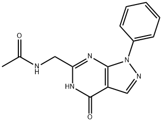 N-((4-hydroxy-1-phenyl-1H-pyrazolo[3,4-d]pyrimidin-6-yl)methyl)acetamide Structural