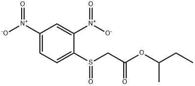 sec-butyl 2-((2,4-dinitrophenyl)sulfinyl)acetate Structural