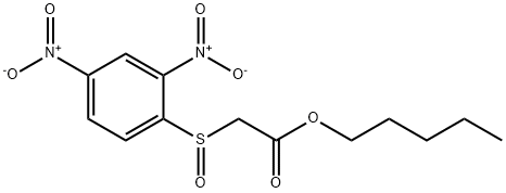 pentyl 2-((2,4-dinitrophenyl)sulfinyl)acetate Structural