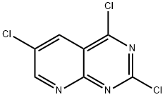 2,4,6-trichloro-pyrido[2,3-d]pyrimidine Structural