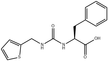 N-[(thiophen-2-ylmethyl)carbamoyl]-L-phenylalanine Structural