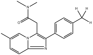 Imidazo[1,2-a]pyridine-3-acetamide, N,N,6-trimethyl-2-[4-(methyl-d3)phenyl]-