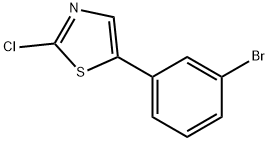 thiazole,5-(3-bromophenyl)-2-chloro- Structural