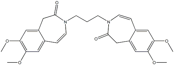 3,3'-(propane-1,3-diyl)bis(7,8-dimethoxy-1,3-dihydro-2H-benzo[d]azepin-2-one)