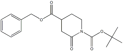 Benzyl 1-Boc-2-oxopiperidine-4-carboxylate Structural